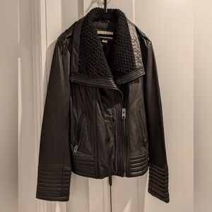 Michael Kors Black Leather Jacket